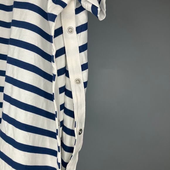 NWT SERAPHINE Maternity Short Sleeve Stripe Nursing Tee Snap Sides Large - Picture 6 of 7